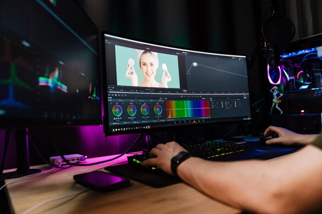 Réalisation d'un montage vidéo avec des logiciels